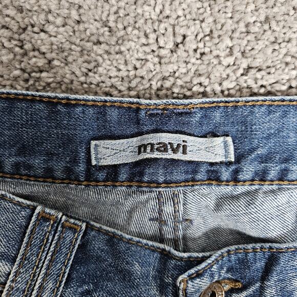 Mavi Jeans Mens 34X33 (Tag 36X34) Blue Wide Leg Max Denim Pants Casual - Picture 2 of 13